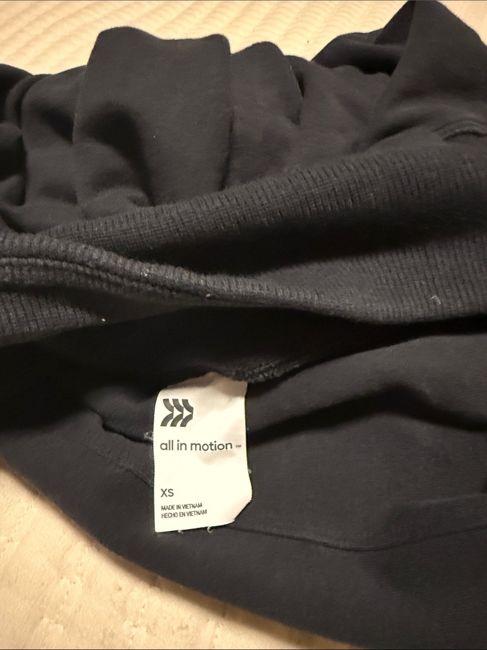 all in motion Black High-Rise Drawstring Joggers - Picture 5 of 5